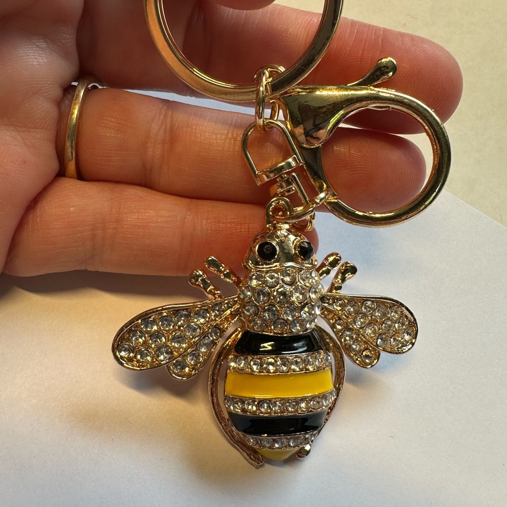 Bee bag charm/keychain NEW - Picture 8 of 8